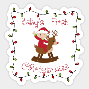 Christmas Products: Baby's First Christmas Sticker